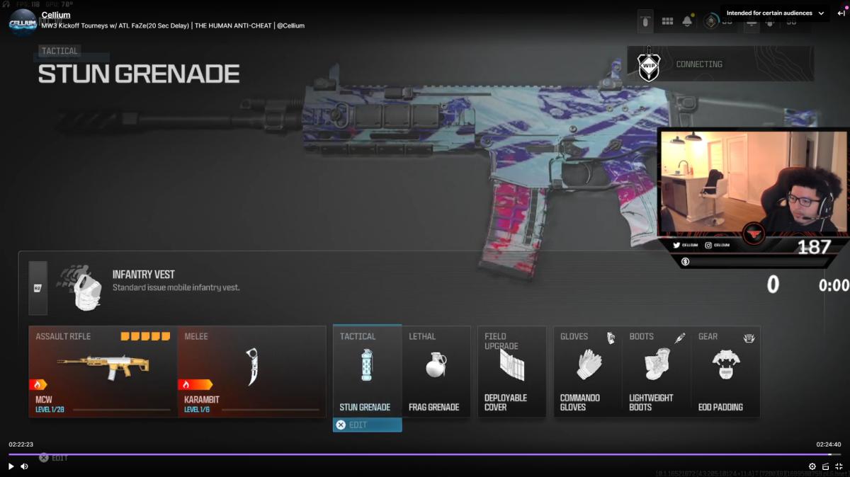 Cellium Loadout